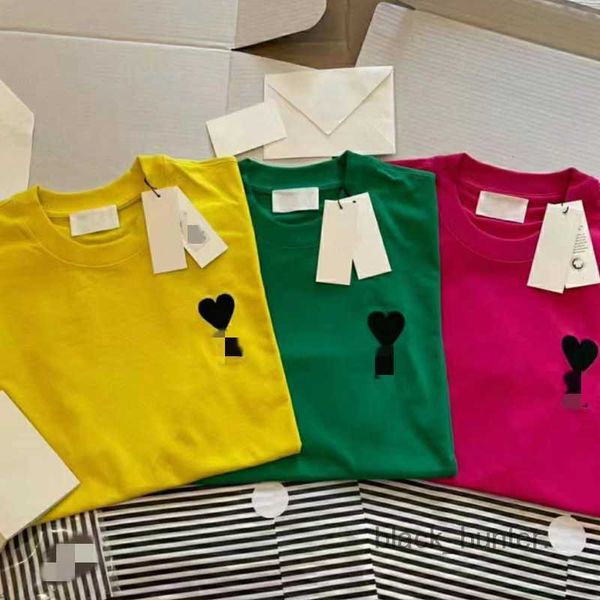 men's t-shirts amis designer short sleeve t-shirt chest letter black heart round neck embroidery men women's loose casual fashion, White;black
men's t-shirts amis designer short sleeve t-shirt chest letter black heart round neck embroidery men women's loose casual fashion, White;black