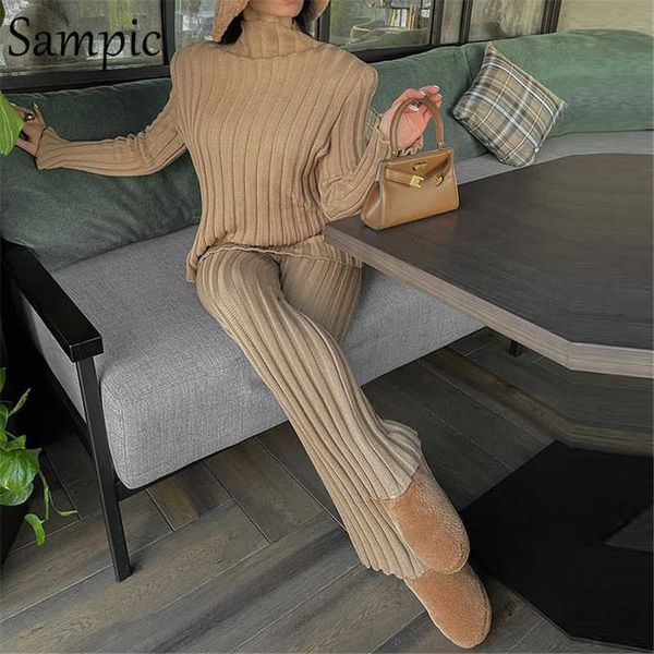 women's two piece pants sampic casual women knitted pullover striped y2k sweater set 2021 tracksuit fashion and high waist wrap pants, White
women's two piece pants sampic casual women knitted pullover striped y2k sweater set 2021 tracksuit fashion and high waist wrap pants, White