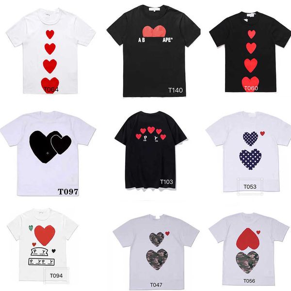 play designer men's t shirts cdg brand small red heart badge casual polo shirt clothing size xs/s/m//xl/xxl/xxxl/xxxxl/xxxxl, White;black
play designer men's t shirts cdg brand small red heart badge casual polo shirt clothing size xs/s/m//xl/xxl/xxxl/xxxxl/xxxxl, White;black