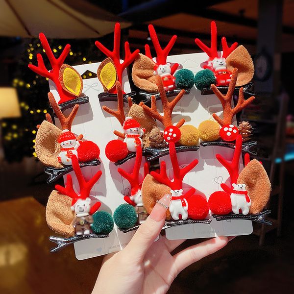 christmas antler hair clips elk pattern christmas decorations jewelry santa claus bells br018, Golden;silver
christmas antler hair clips elk pattern christmas decorations jewelry santa claus bells br018, Golden;silver