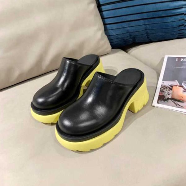 100% slides woman shoe sandals high heeled shoes designer women half slippers leather cowhide thick heels fashion beach lazy baotou size, Black
100% slides woman shoe sandals high heeled shoes designer women half slippers leather cowhide thick heels fashion beach lazy baotou size, Black