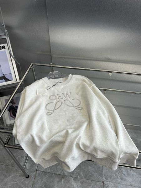 men's hoodies sweatshirts designer hoody loewss luxury sense letter embroidery sweater women s round neck pullover autumn new large loo, Black
men's hoodies sweatshirts designer hoody loewss luxury sense letter embroidery sweater women s round neck pullover autumn new large loo, Black