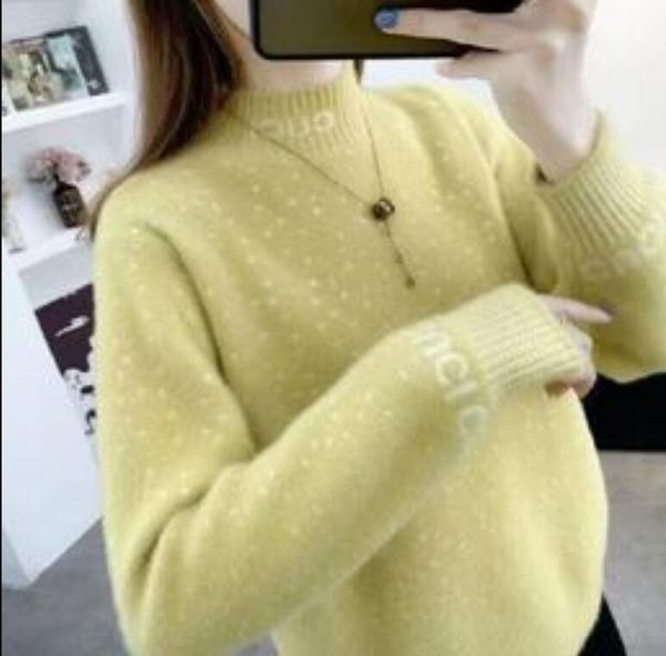 2023 women's sweaters casual o neck puff dress korean pullover high neck vintage knitted pull femme jumpers, White;black
2023 women's sweaters casual o neck puff dress korean pullover high neck vintage knitted pull femme jumpers, White;black