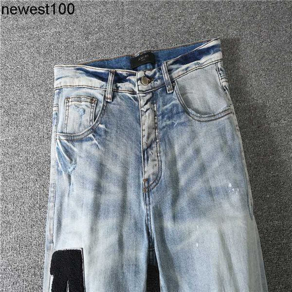 men's jeans amirs patch designer embroidery knee hole scratch jeans men do old washing water slim, Blue
men's jeans amirs patch designer embroidery knee hole scratch jeans men do old washing water slim, Blue