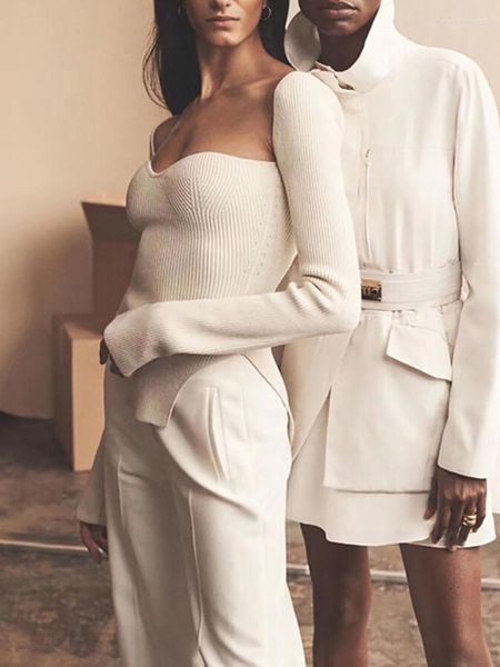 women's sweaters 2022 autumn and fit fashion women clothes cashmere sqaure collar full sleeves elastic high waist pullover wk080, White;black
women's sweaters 2022 autumn and fit fashion women clothes cashmere sqaure collar full sleeves elastic high waist pullover wk080, White;black