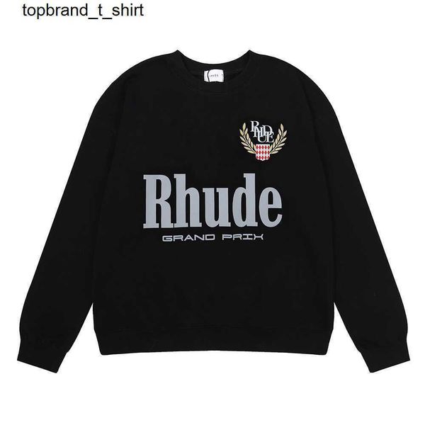new men's hoodies designer sweatshirts rhude print cotton long sleeve round neck sweater men's women's large pullover, Black
new men's hoodies designer sweatshirts rhude print cotton long sleeve round neck sweater men's women's large pullover, Black