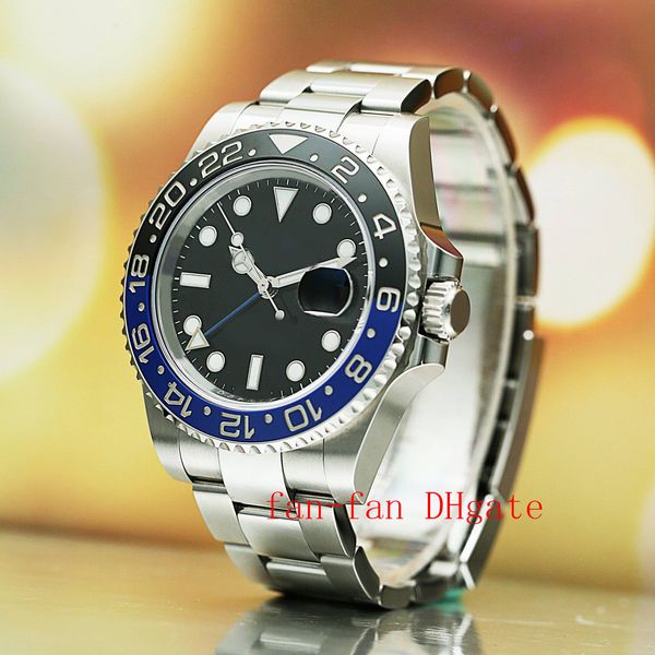 with box papers new version 41mm gmt ii series men's mechanical automatic wristwatch 1-26710bln pepsi cola ceramic ring, Slivery;brown
with box papers new version 41mm gmt ii series men's mechanical automatic wristwatch 1-26710bln pepsi cola ceramic ring, Slivery;brown
