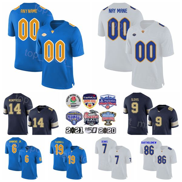ncaa college football pitt panthers 9 kedon slovis jersey university 19 nate yarnell 6 rodney hammond jr 14 konata mumpfield 86 gavin bartho, Black
ncaa college football pitt panthers 9 kedon slovis jersey university 19 nate yarnell 6 rodney hammond jr 14 konata mumpfield 86 gavin bartho, Black