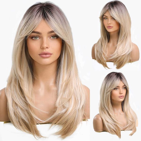 headwear hair accessories bvr selling japane fiber heat ristant blonde ombre natural wave synthetic hair wigs with dark roots
headwear hair accessories bvr selling japane fiber heat ristant blonde ombre natural wave synthetic hair wigs with dark roots