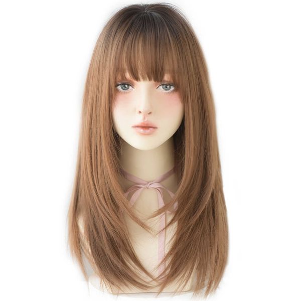 headwear hair accessories honey blonde long straight wigs for women layered wigs with bangs 22 inch synthetic wig for daily and cosplay
headwear hair accessories honey blonde long straight wigs for women layered wigs with bangs 22 inch synthetic wig for daily and cosplay