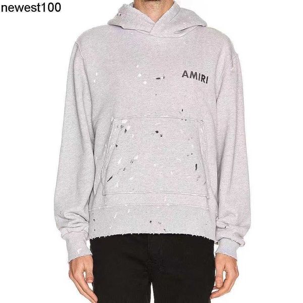 men's hoodies designer sweatshirts ink amirs splashed hole men's women's hoodie, Black
men's hoodies designer sweatshirts ink amirs splashed hole men's women's hoodie, Black