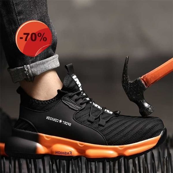 work security boots protective sneakers safety shoes comfortable breathable zapatos lightweight steel toe cap for men 220212
work security boots protective sneakers safety shoes comfortable breathable zapatos lightweight steel toe cap for men 220212