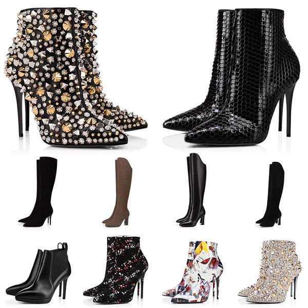 designer women boots high heels ankle knee boot lady girl leather suede winter booties luxury outdoor shoe with box, Black
designer women boots high heels ankle knee boot lady girl leather suede winter booties luxury outdoor shoe with box, Black