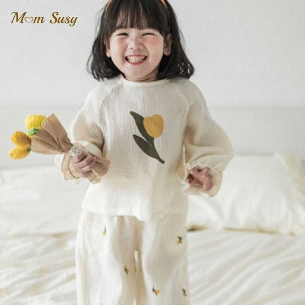 pajamas baby girl boy flower print cotton pajamas set tshirt pant 2pcs infant toddler child sleepwear baby bodysuit home suit 1-12y t221013, Blue;red
pajamas baby girl boy flower print cotton pajamas set tshirt pant 2pcs infant toddler child sleepwear baby bodysuit home suit 1-12y t221013, Blue;red