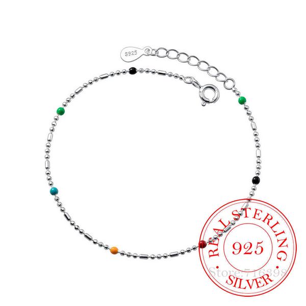beaded strands luxury s925 sterling silver colorful beads ball female bracelet homme ethnic bracelets for women girls fine jewelry wedding g, Black
beaded strands luxury s925 sterling silver colorful beads ball female bracelet homme ethnic bracelets for women girls fine jewelry wedding g, Black