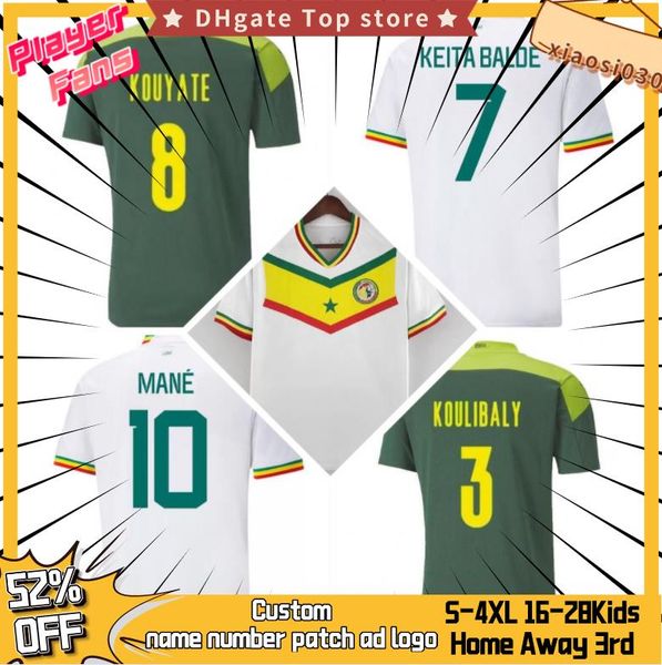 2022 world cup senegal soccer jersey mane home away koulibaly gana kouyate d.dia sarr diallo football shirts men kids kit top, Black;yellow
2022 world cup senegal soccer jersey mane home away koulibaly gana kouyate d.dia sarr diallo football shirts men kids kit top, Black;yellow