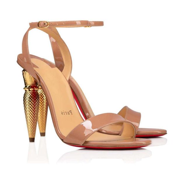 women sandal high heel reds sole lipchick pump 100 mm ankle strap luxury brand sandals patent leather with box, Black
women sandal high heel reds sole lipchick pump 100 mm ankle strap luxury brand sandals patent leather with box, Black