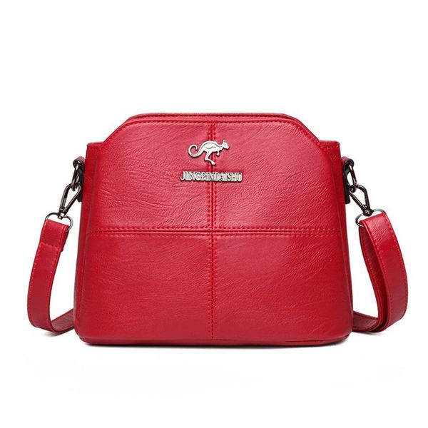 new solid leather small crossbody bags for women multi-pocket simple messenger bag designer casual shoulder bags sac a main red
new solid leather small crossbody bags for women multi-pocket simple messenger bag designer casual shoulder bags sac a main red