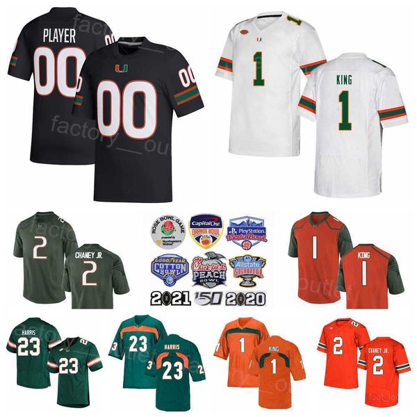 ncaa miami hurricanes college football 5 keyshawn smith jersey university 11 charleston rambo 1 deriq king 23 camron harris 2 donald chaney, Black
ncaa miami hurricanes college football 5 keyshawn smith jersey university 11 charleston rambo 1 deriq king 23 camron harris 2 donald chaney, Black
