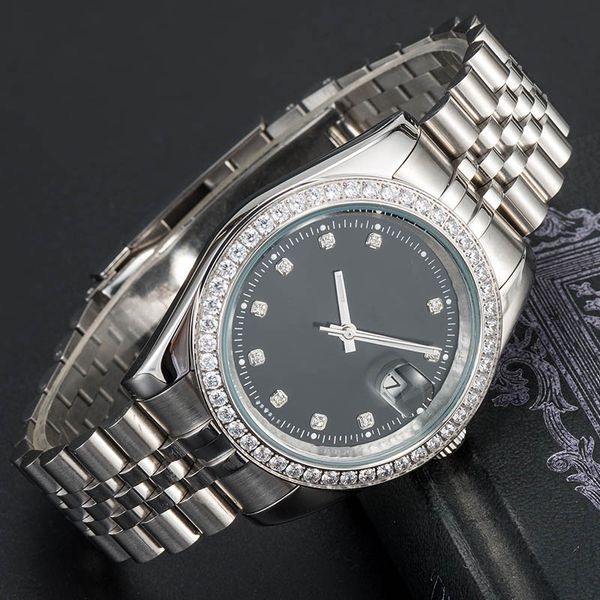 grade watch 36 41mm ring mouth inlaid with diamond mens precision durable automatic mobile stainless steel womens waterproof luminous machin, Slivery;brown
grade watch 36 41mm ring mouth inlaid with diamond mens precision durable automatic mobile stainless steel womens waterproof luminous machin, Slivery;brown