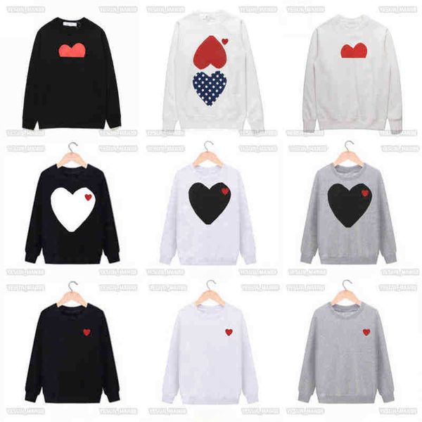 designer cdgs classic hoodie fashion play little red peach heart printed mens and womens sweater round neck t shirt, Black
designer cdgs classic hoodie fashion play little red peach heart printed mens and womens sweater round neck t shirt, Black