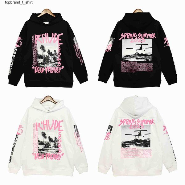 new men's hoodies designer sweatshirts rhude print hoodie casual loose fashion streetwear hoodie, Black
new men's hoodies designer sweatshirts rhude print hoodie casual loose fashion streetwear hoodie, Black