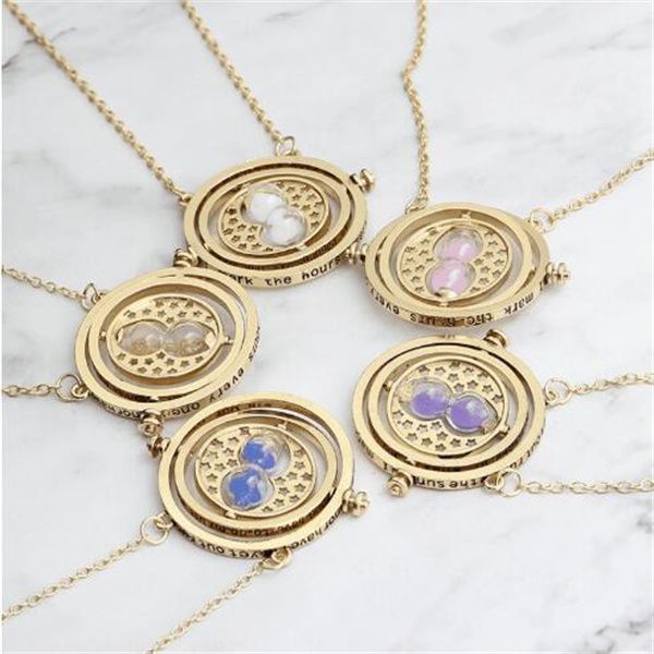 harry potter peripheral metal pendant neckplaces time converter hourglass pendant european and american rotating alloy necklace ac307, Silver
harry potter peripheral metal pendant neckplaces time converter hourglass pendant european and american rotating alloy necklace ac307, Silver