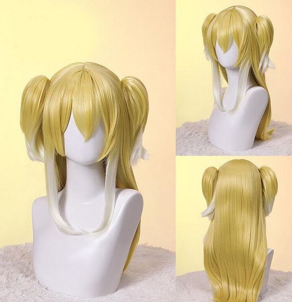 60cm arknights cosplay gradient double ponytail hair party hairpiece anime wigs, Black
60cm arknights cosplay gradient double ponytail hair party hairpiece anime wigs, Black