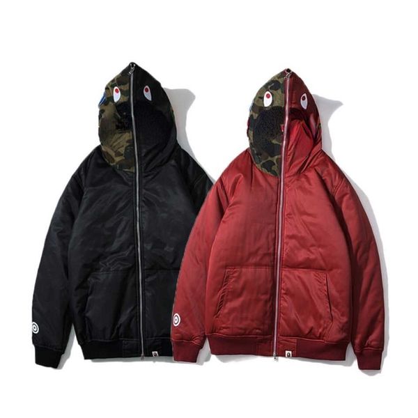 apeman down jacket men women hooded jackets designer hoodie winter warm shark cixi zip cardigan overcoat hip-hop sportswear, Black
apeman down jacket men women hooded jackets designer hoodie winter warm shark cixi zip cardigan overcoat hip-hop sportswear, Black