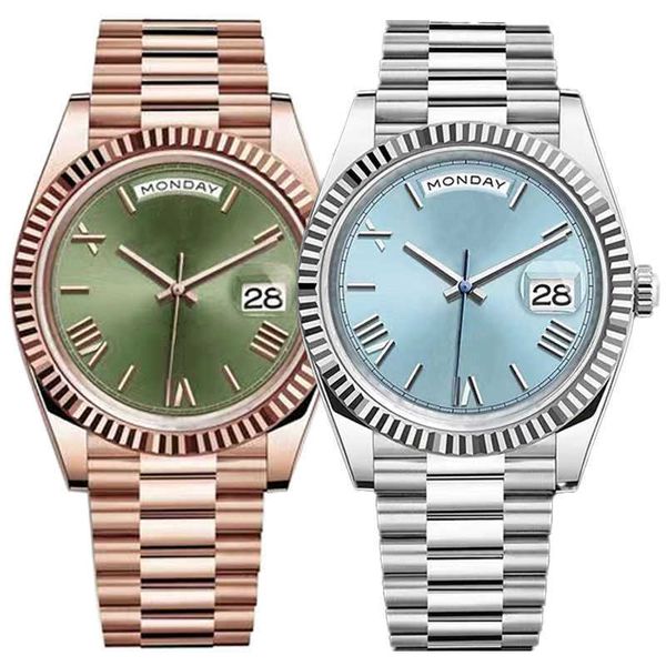 wristwatches men's watch 41mm green roman numeral face big date automatic mechanical water resistant sapphire glass 904l stainless stee, Slivery;brown
wristwatches men's watch 41mm green roman numeral face big date automatic mechanical water resistant sapphire glass 904l stainless stee, Slivery;brown