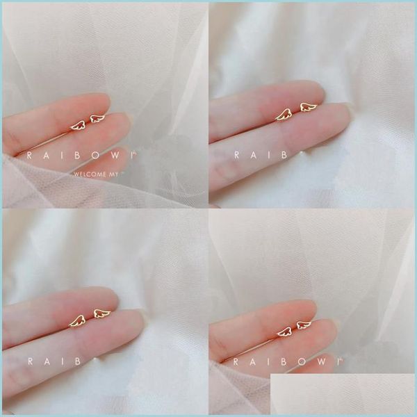 stud wing shaped women ear studs jewelry hollowing out wings of angels lady fashion plated sier earrings 2cd j2 drop delivery 2022 ear dhybp, Golden;silver
stud wing shaped women ear studs jewelry hollowing out wings of angels lady fashion plated sier earrings 2cd j2 drop delivery 2022 ear dhybp, Golden;silver