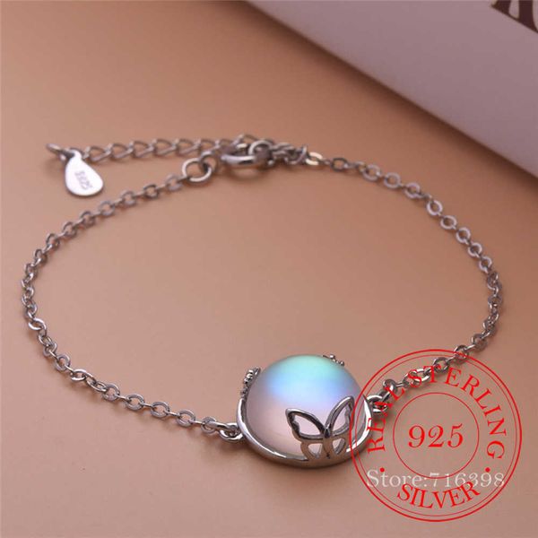 beaded strands 925 sterling silver moonstone round charm butterfly bracelets bangle for women wedding gift femme jewelry l221012, Black
beaded strands 925 sterling silver moonstone round charm butterfly bracelets bangle for women wedding gift femme jewelry l221012, Black