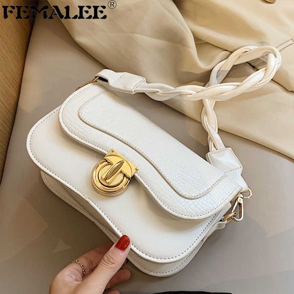 single package elegant crocodile pattern baguette handbag women luxury chain serpentine shoulder bags designer weave strap crossbody bag pur
single package elegant crocodile pattern baguette handbag women luxury chain serpentine shoulder bags designer weave strap crossbody bag pur