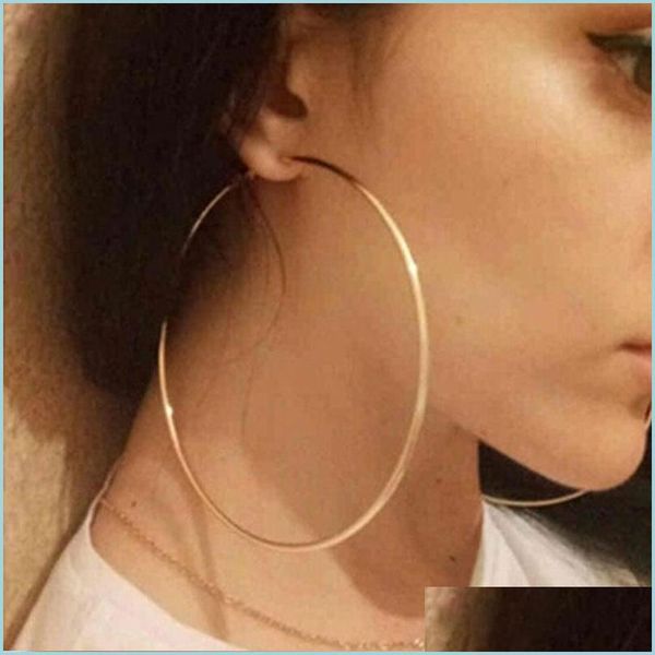 hoop huggie large hoop earrings big smooth circle earring for women 2878 q2 drop delivery 2022 jewelry dhw8n, Golden;silver
hoop huggie large hoop earrings big smooth circle earring for women 2878 q2 drop delivery 2022 jewelry dhw8n, Golden;silver