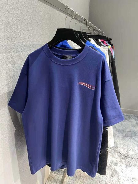 fashion brand designer t shirt letter embroidery short sleeve paris men and women short sleeve blue, White;black
fashion brand designer t shirt letter embroidery short sleeve paris men and women short sleeve blue, White;black