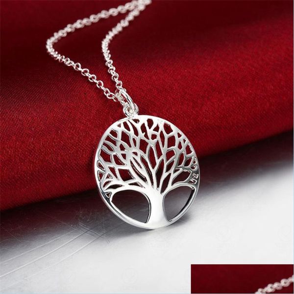 pendant necklaces tree of life crystal round small pendant necklace 925 sterling sier bijoux collier elegant women jewelry gift drop dh3ap, Silver
pendant necklaces tree of life crystal round small pendant necklace 925 sterling sier bijoux collier elegant women jewelry gift drop dh3ap, Silver