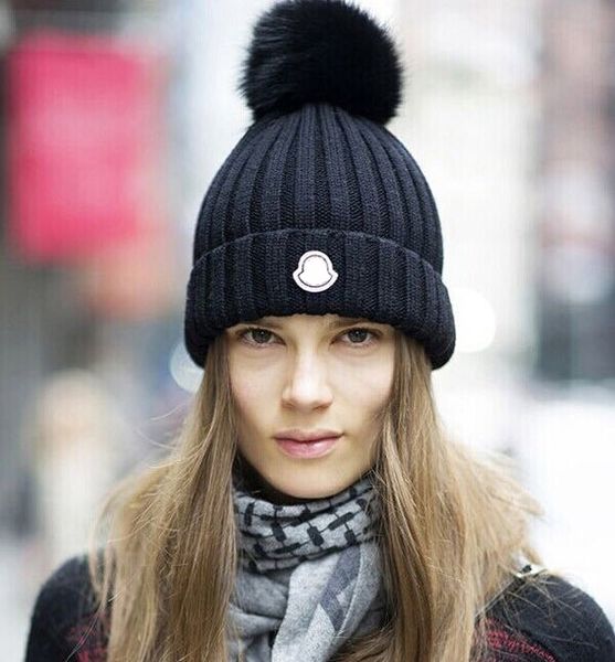 designer beanie winter hat hats designers bonnet casquette thickened outdoor warm knitted caps with fur ball lovers embroidered wool cap cas, Blue;gray
designer beanie winter hat hats designers bonnet casquette thickened outdoor warm knitted caps with fur ball lovers embroidered wool cap cas, Blue;gray