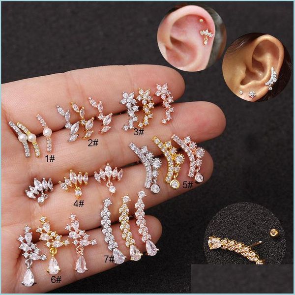stud 1pc gold zircon crystal stainless steel barbell ear piercing body jewelry cartilage helix tragus rook lobe stud earring 1225 q2 dh9bm, Golden;silver
stud 1pc gold zircon crystal stainless steel barbell ear piercing body jewelry cartilage helix tragus rook lobe stud earring 1225 q2 dh9bm, Golden;silver