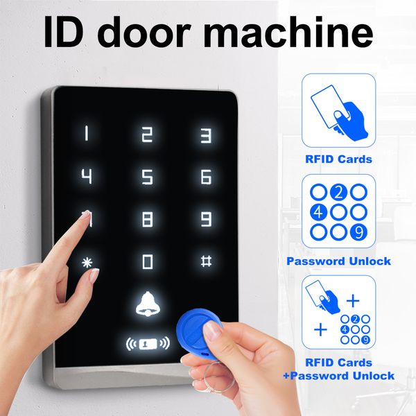 rfid access control keypad waterproof ip66 outdoor doorelectronic lock system 5pcs em4100 5pcs m1 cards keychains
rfid access control keypad waterproof ip66 outdoor doorelectronic lock system 5pcs em4100 5pcs m1 cards keychains