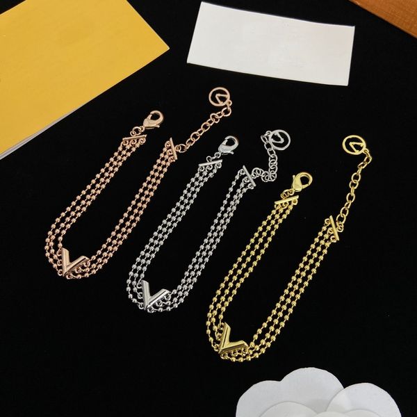 Designer Bracelet Fashion Bracelets for 11Man Women Jewelry Adjustable Chain Bracelet Fashion Jewelry, Golden