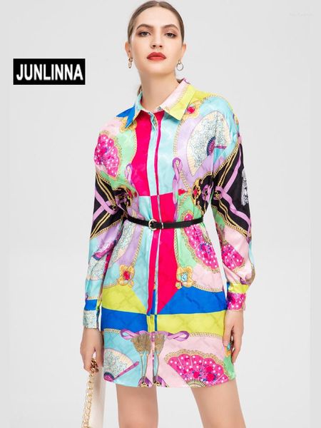 casual dresses runway fashion women shirt dress autumn turn-down collar contrast colours print belt mini vestidos, Black;gray
casual dresses runway fashion women shirt dress autumn turn-down collar contrast colours print belt mini vestidos, Black;gray
