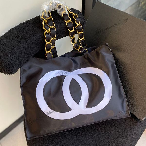ss21 ladies designer large capacity tote bag balck canvas letter double chain shoulder bags handbag luxury underarm package commuter shoppin
ss21 ladies designer large capacity tote bag balck canvas letter double chain shoulder bags handbag luxury underarm package commuter shoppin