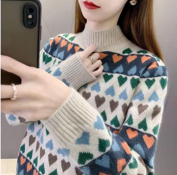 women's sweaters velvet puff dres korean fashion for half turtleneck long sleeve knitt pullovers female warm jumper, White;black
women's sweaters velvet puff dres korean fashion for half turtleneck long sleeve knitt pullovers female warm jumper, White;black