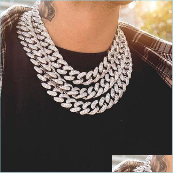 chains iced out bling rhinestone chains sier golden finish miami cuban link chain necklace 15mm mens hip hop jewelry 210 q2 drop deli dhxzm, Silver
chains iced out bling rhinestone chains sier golden finish miami cuban link chain necklace 15mm mens hip hop jewelry 210 q2 drop deli dhxzm, Silver