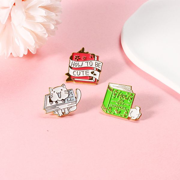 cute how to be brooches pin for women kids fahsion jewelry shirt coat dress denim bag decor metal enamel pin, Gray
cute how to be brooches pin for women kids fahsion jewelry shirt coat dress denim bag decor metal enamel pin, Gray