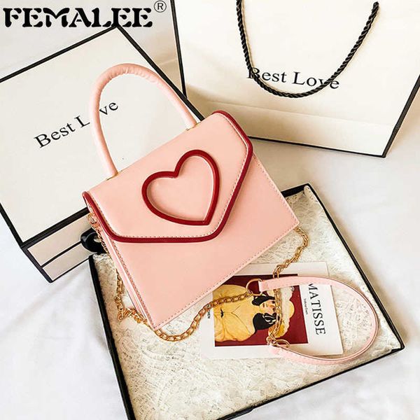 single package ins heart pattern square hand bag girls lovely candy colour crossbody bags luxury chain shoulder color contrast purse q1207
single package ins heart pattern square hand bag girls lovely candy colour crossbody bags luxury chain shoulder color contrast purse q1207