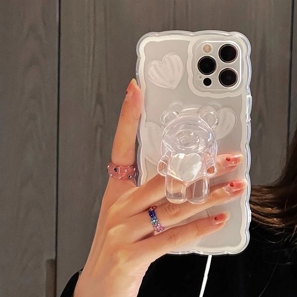 luxury cases korea bear love ring holder stand wave transparent phone case for iphone 12 13 14 pro max 11 mini xr x xs 7 8 plus se 3 cover
luxury cases korea bear love ring holder stand wave transparent phone case for iphone 12 13 14 pro max 11 mini xr x xs 7 8 plus se 3 cover