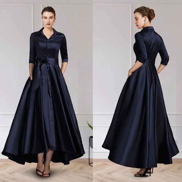 mother of the bride dresses dark navy blue with 3/4 sleeves v-neck knot belt more size new in, Black;red
mother of the bride dresses dark navy blue with 3/4 sleeves v-neck knot belt more size new in, Black;red