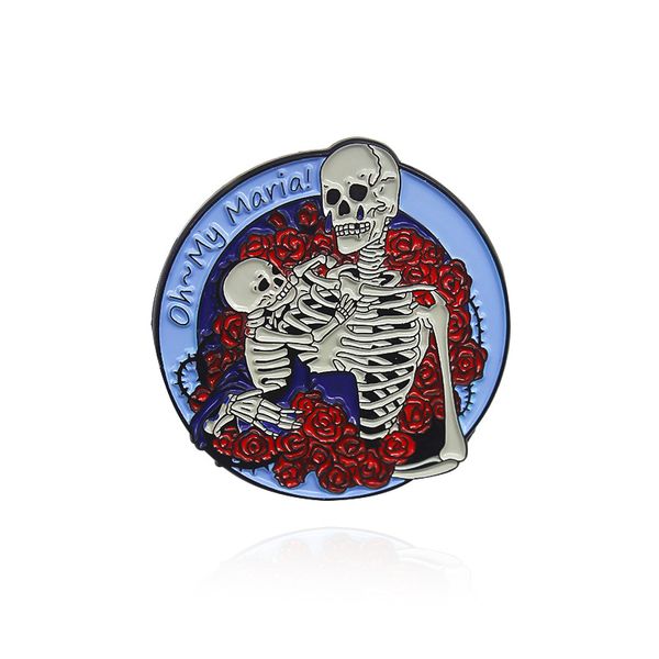 cartoon skeleton baby brooches for women red rose flower enamel paint lapel pins punk style eye skull badges gift friends collar pin, Gray
cartoon skeleton baby brooches for women red rose flower enamel paint lapel pins punk style eye skull badges gift friends collar pin, Gray