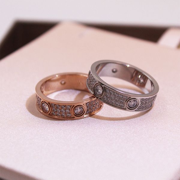 luxury titanium love rings for women with two or three rows of diamonds wide narrow version studded diamonds and rose gold cluster designer, Golden;silver
luxury titanium love rings for women with two or three rows of diamonds wide narrow version studded diamonds and rose gold cluster designer, Golden;silver